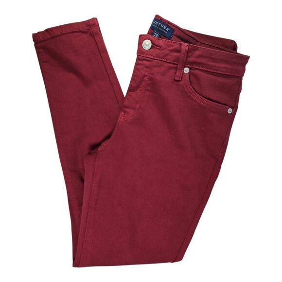 JustUSA Maroon Red Skinny Stretch JeansSize 29 - Picture 1 of 9